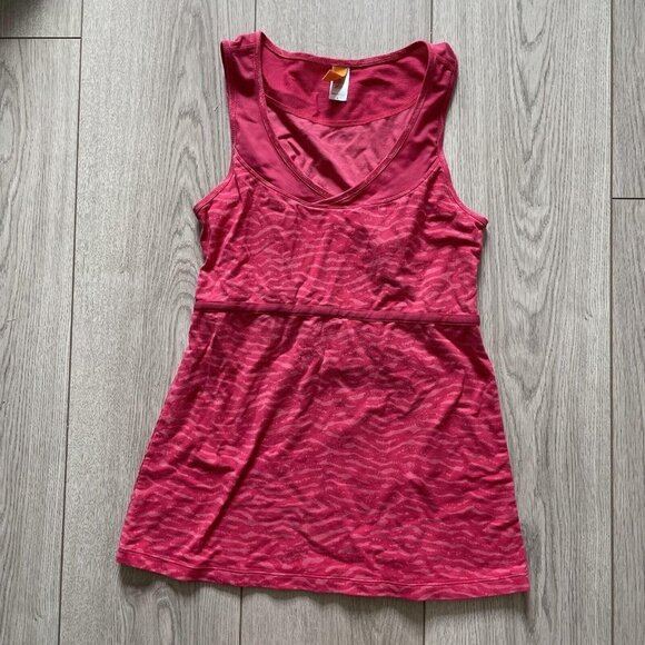 Lucy Blouse Top Women's Size Small Red Sleeveless Pullover A-Line - Picture 1 of 6